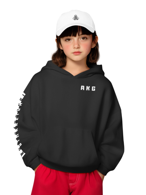AKG gyerek hoodie fekete/fehér