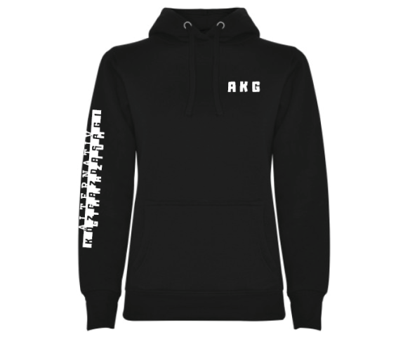 AKG női hoodie fekete